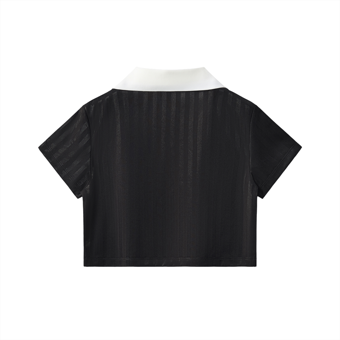 Women's Official Contrast Collar Striped Cropped Jersey