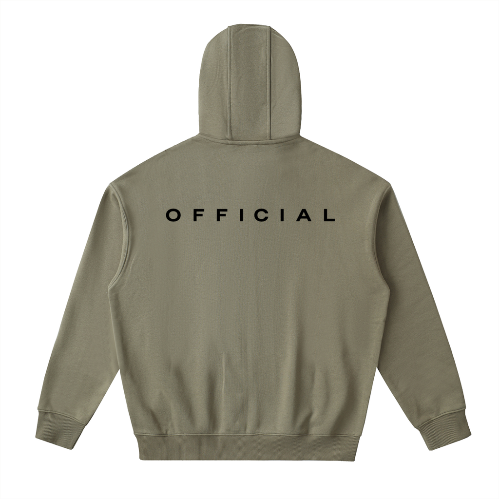 OFFICIAL Drop-Shoulder Zip Up Hoodie