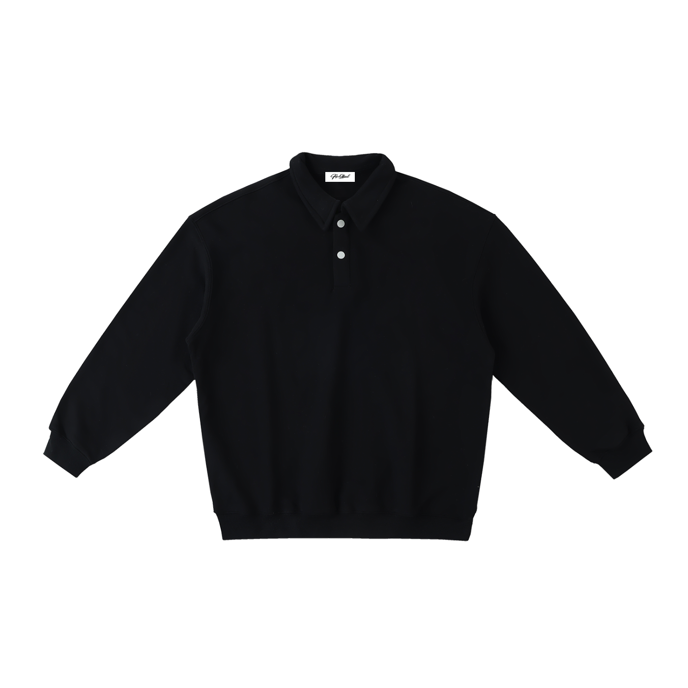 Premium Polo-Collar Sweatshirt
