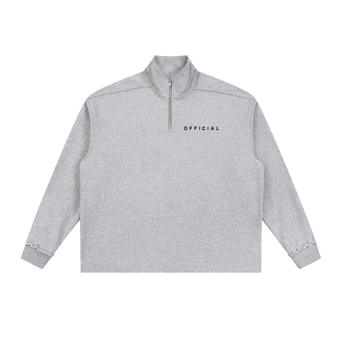 OFFICIAL Half-Zip Rolled Edge Fleece Sweatshirt
