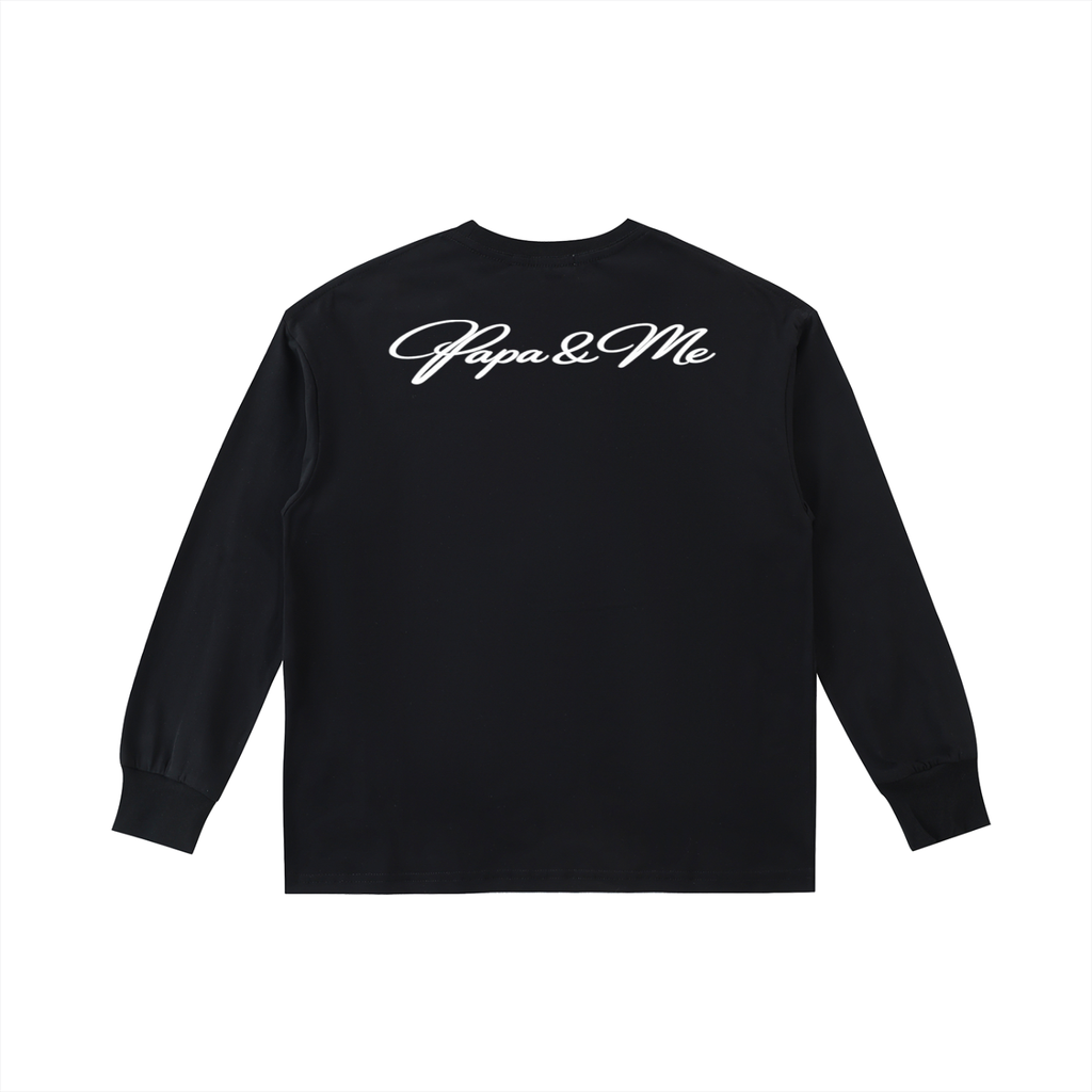 Papa & Me Kids' Quick-Dry Cotton Long-Sleeve Tee