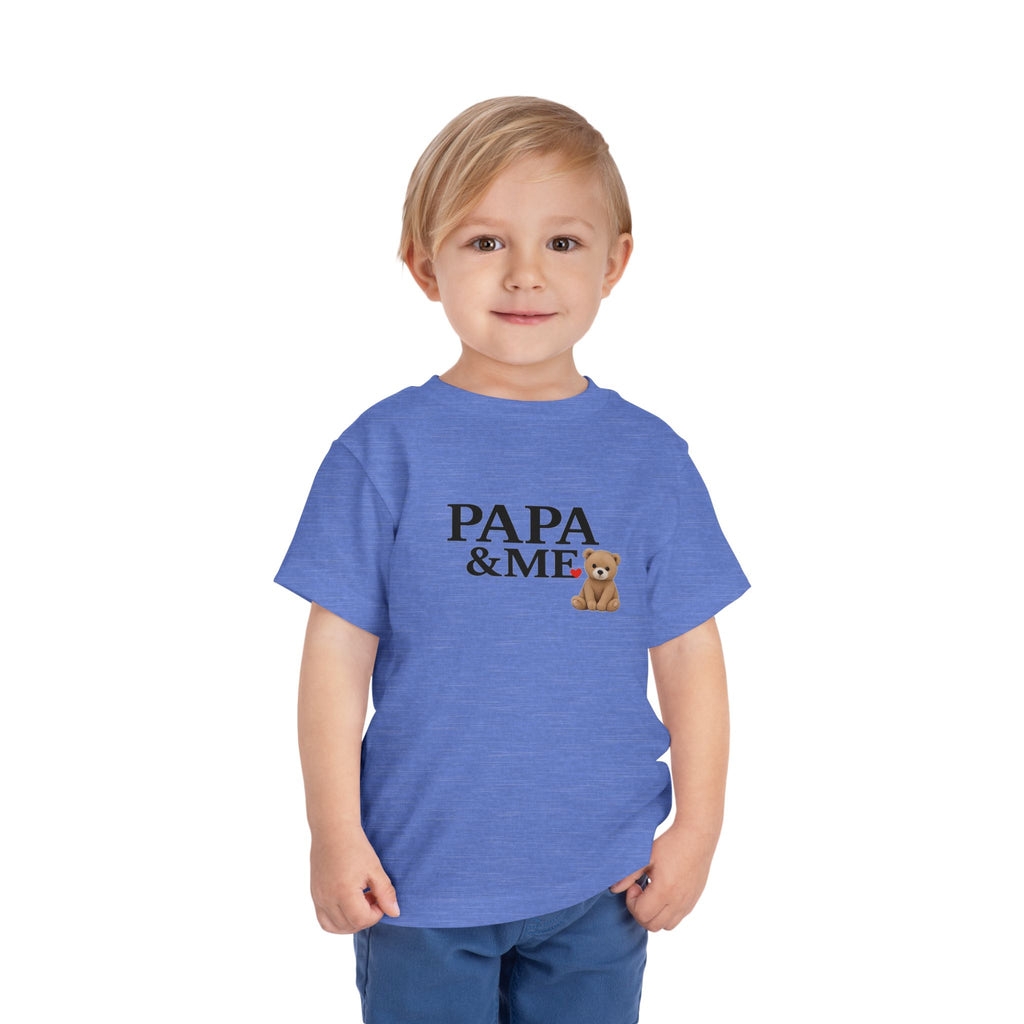 Papa & Me Toddler Tee — Teddy Bear Kids Shirt