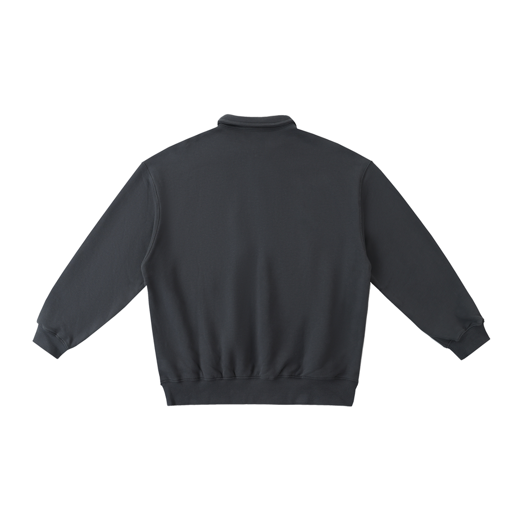 Premium Polo-Collar Sweatshirt