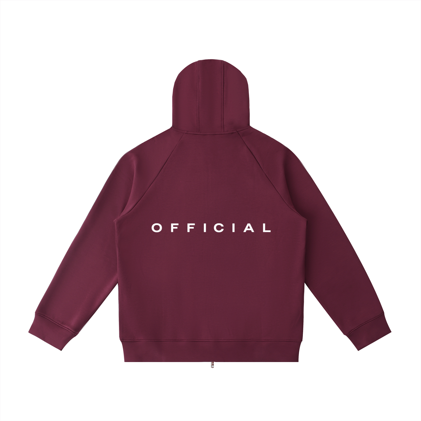 OFFICIAL Raglan Sleeve Zip Hoodie