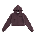 Women's Official Cropped Zip-Up Hoodie