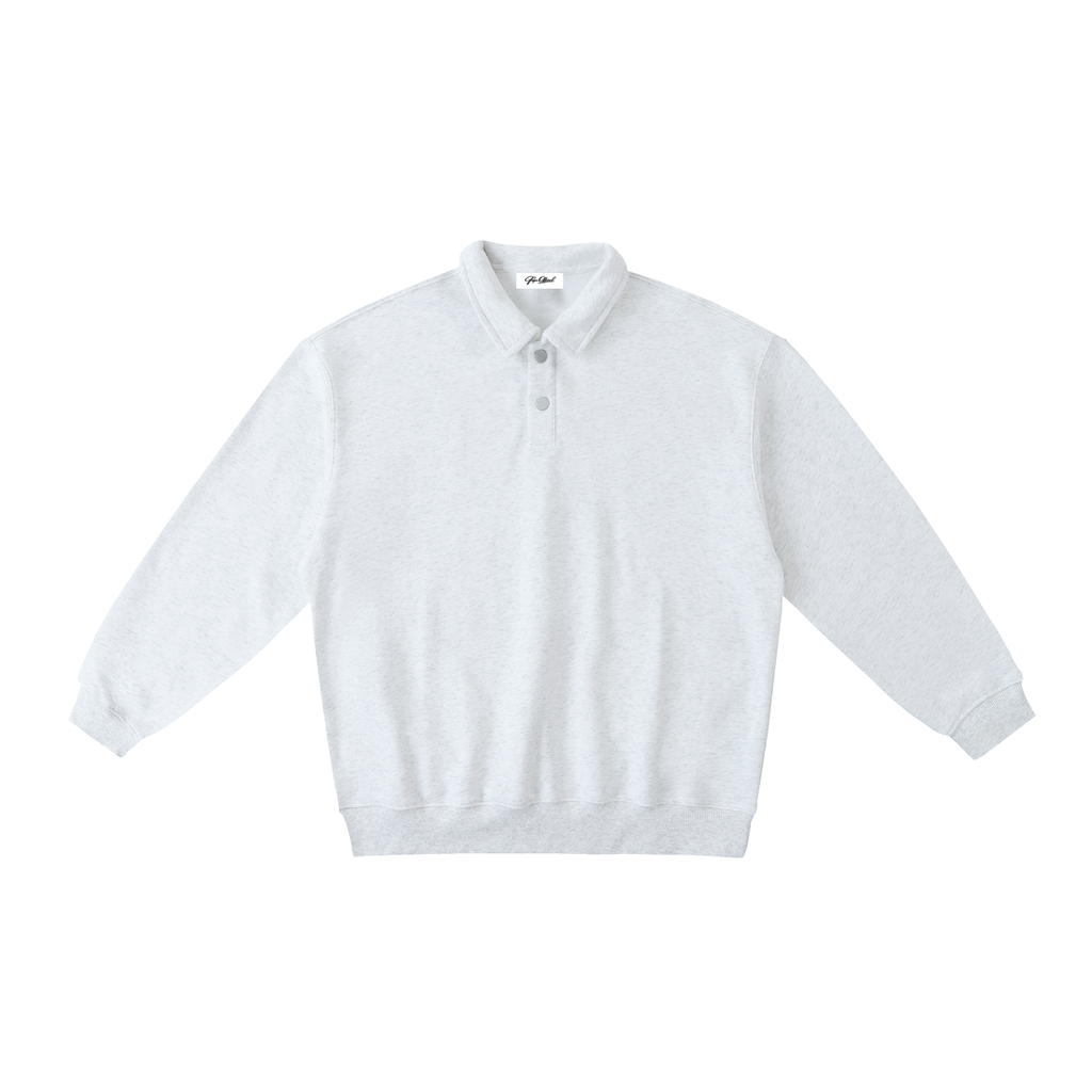 Premium Polo-Collar Sweatshirt