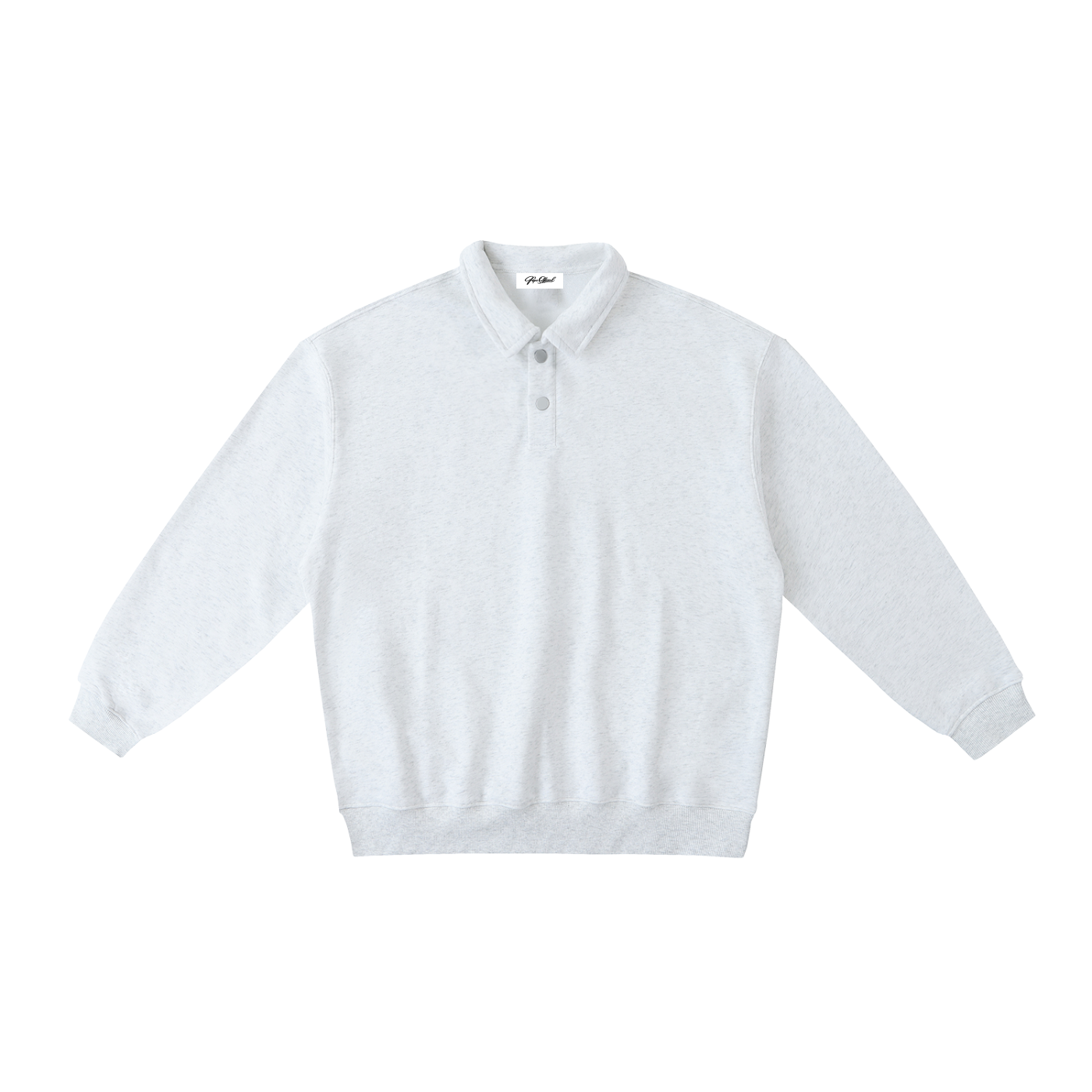 Premium Polo-Collar Sweatshirt
