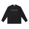 OFFICIAL Crewneck Long-Sleeve Tee Blk