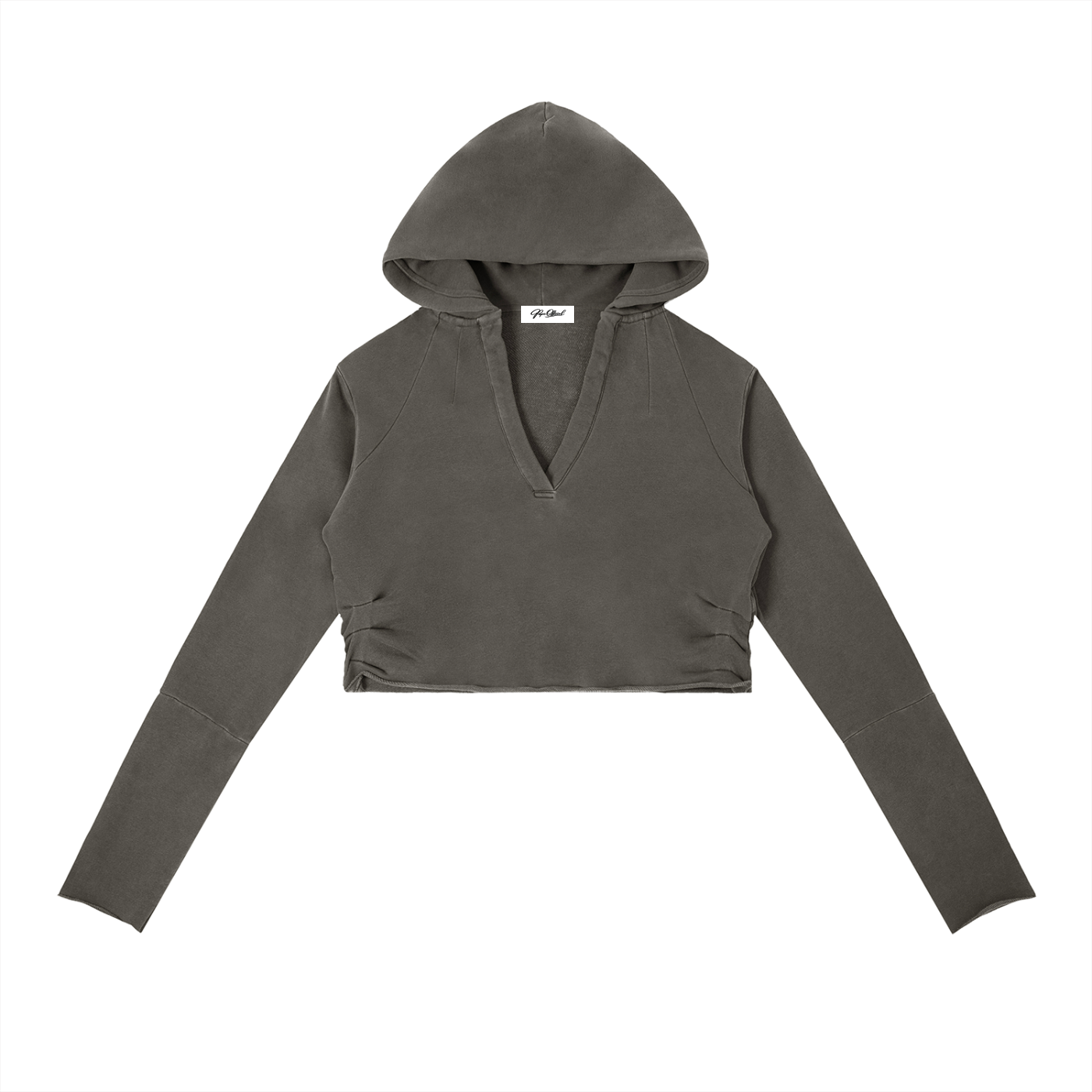 Women's Vintage Washed Raw Edge Hoodie