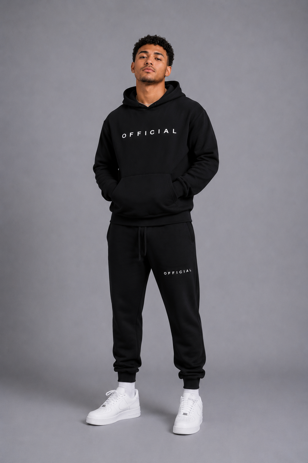 OFFICIAL Heavyweight Hoodie Wht Lab