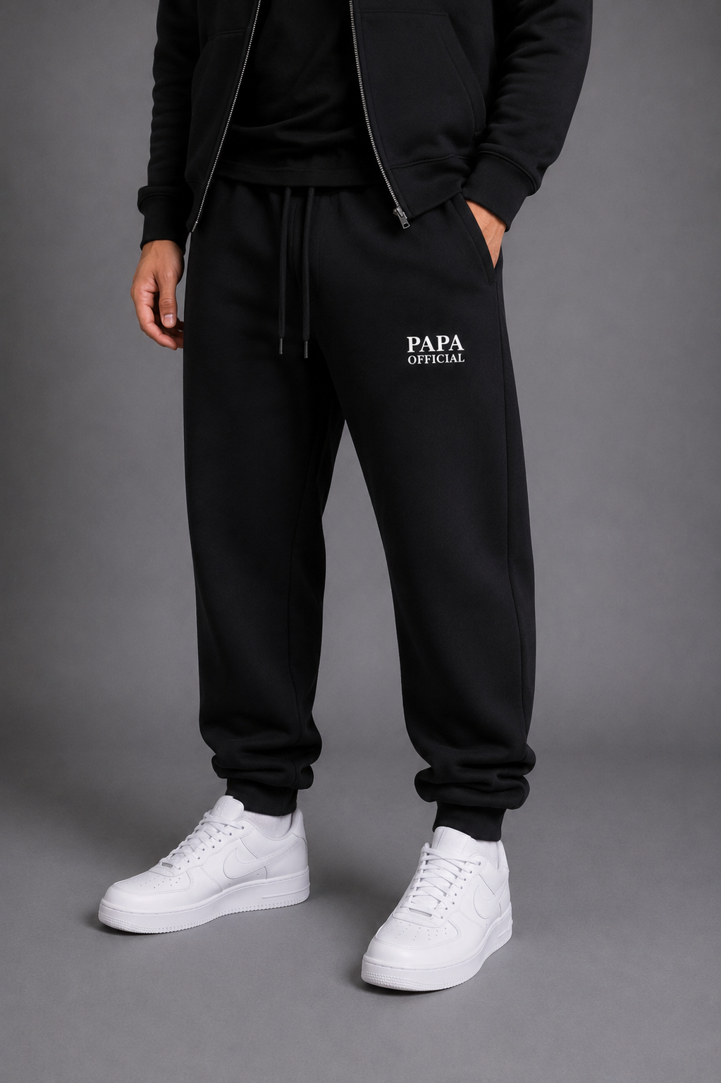 Essential Drawstring Jogged Sweatpants