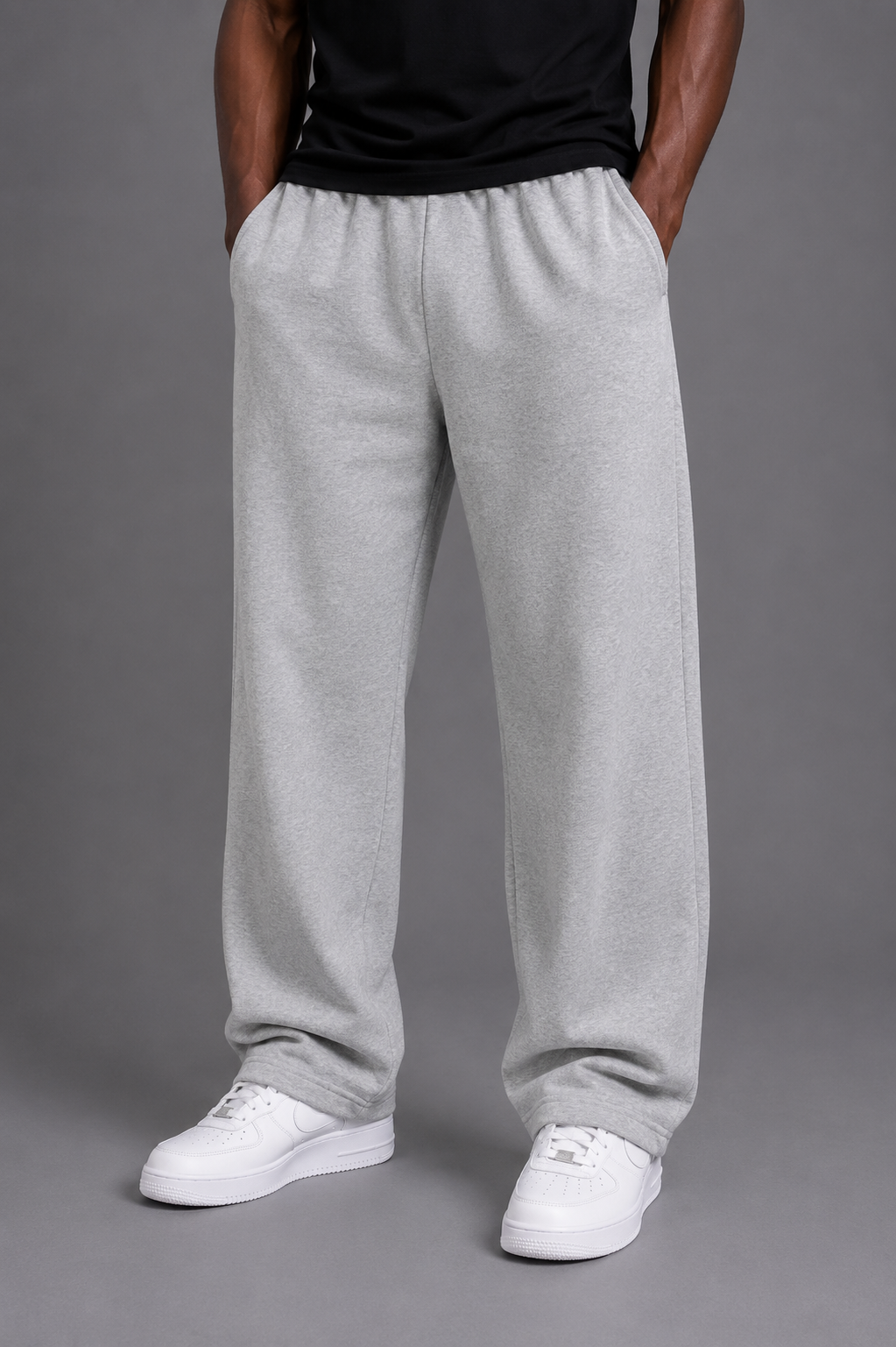 Straight-Leg Sweatpants