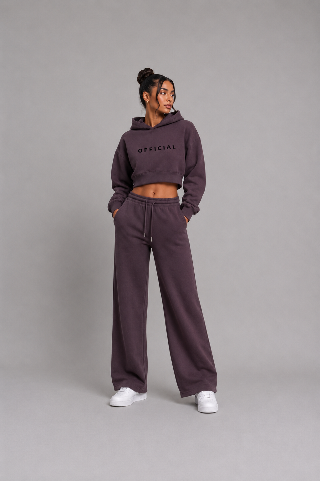 Women's OFFICIAL Cropped Hoodie