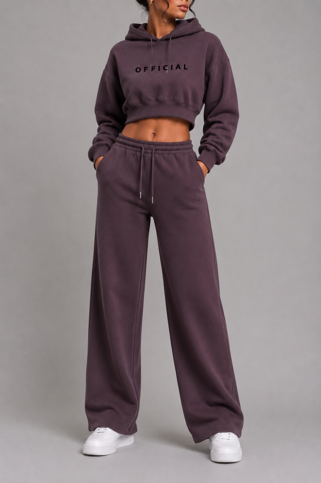 Women's Drawstring Straight-Leg Sweatpants