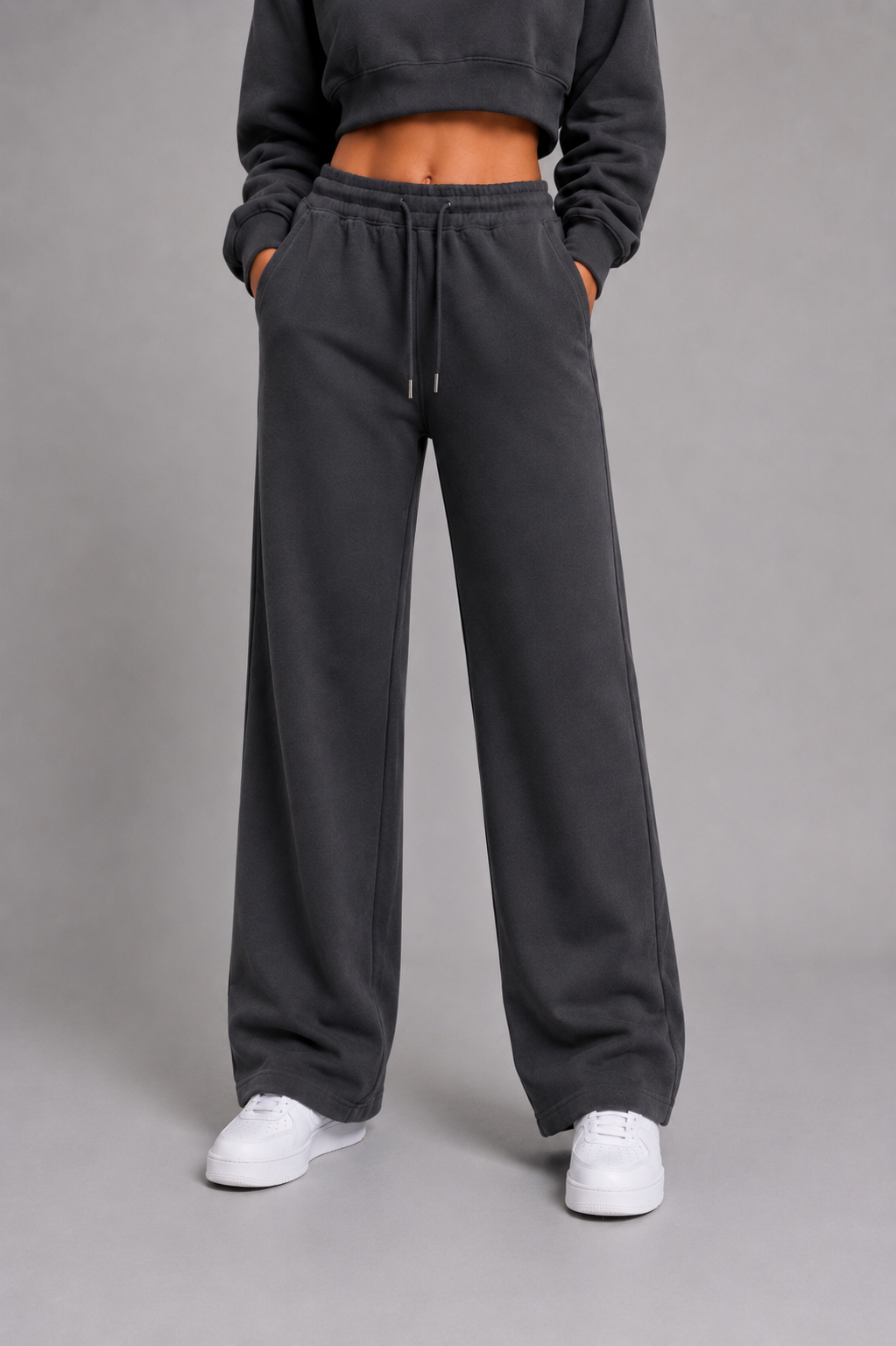 Women's Drawstring Straight-Leg Sweatpants
