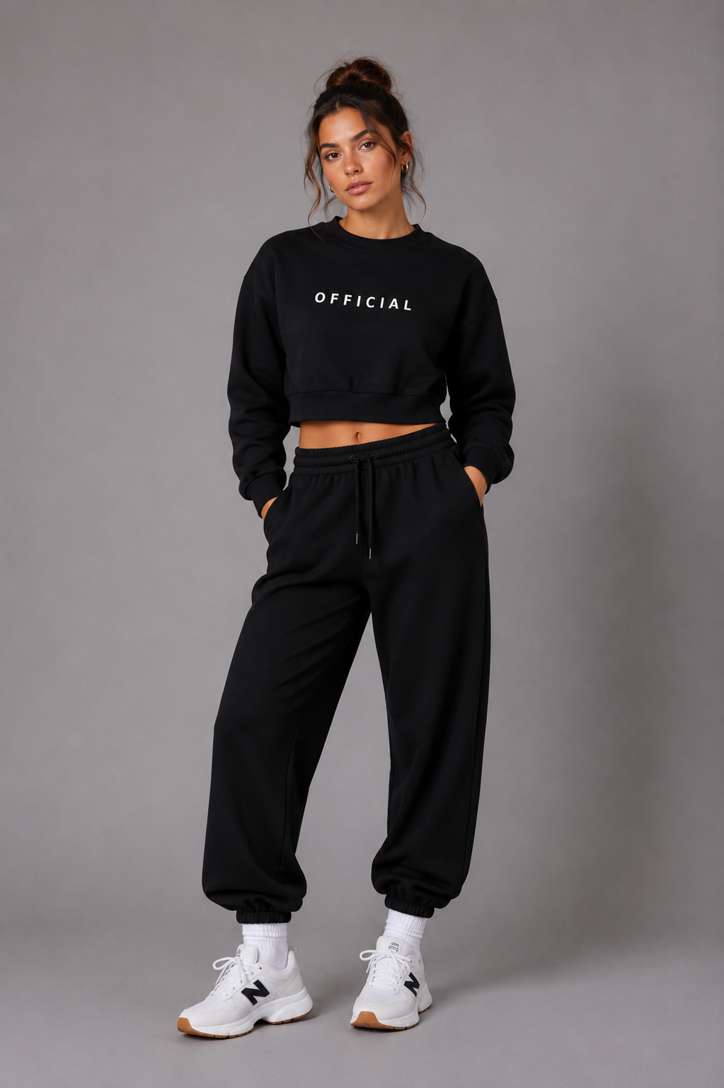 Women's OFFICIAL Vintage Washed Cropped Sweatshirt
