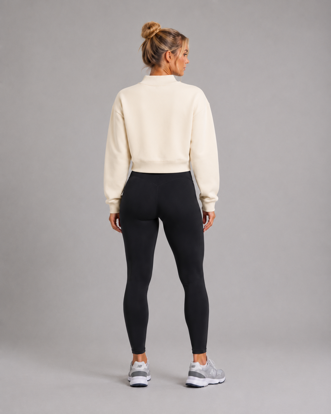 Women's OFFICIAL Fleece Mock-Neck Crew Sweatshirt