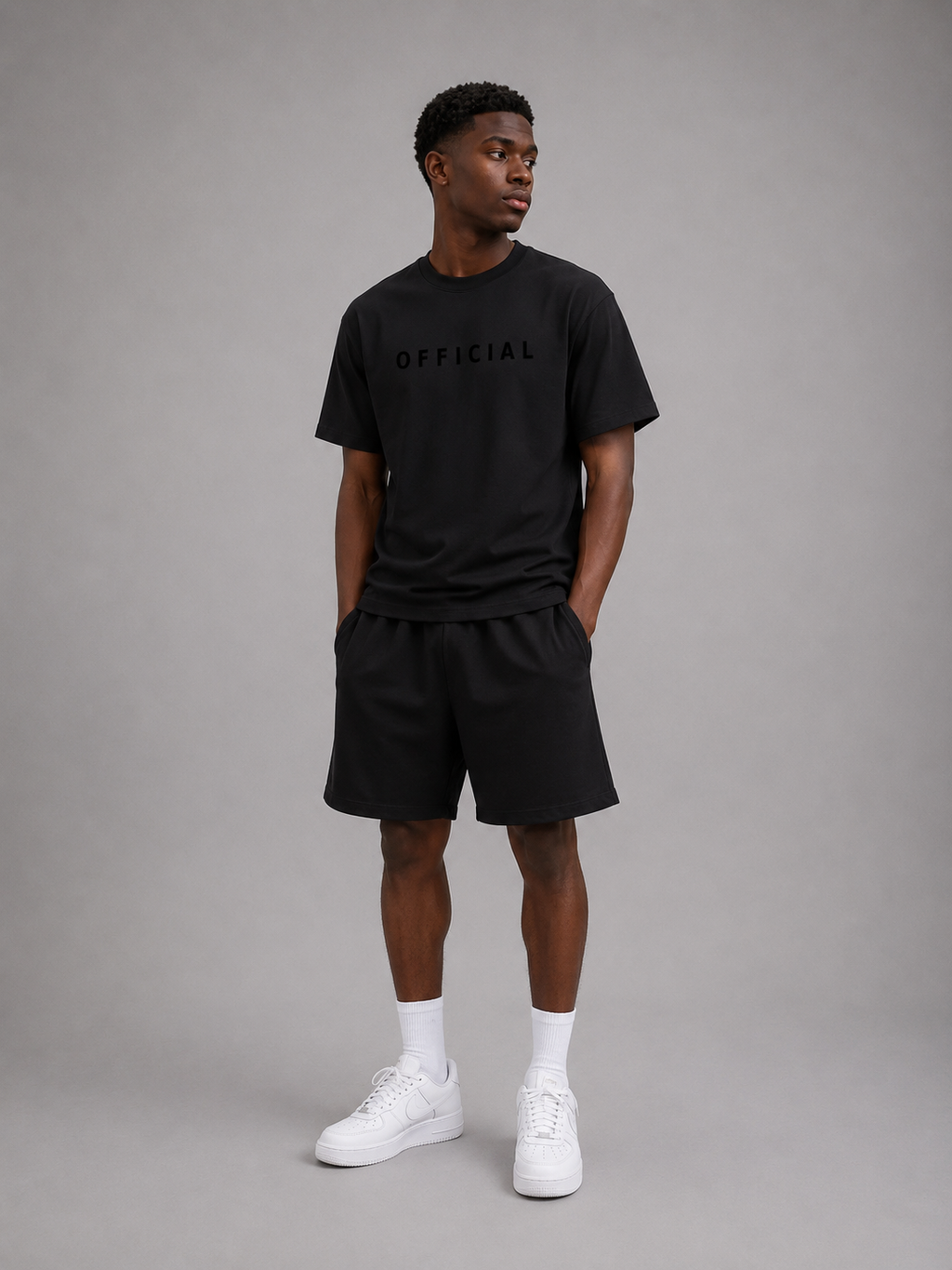 OFFICIAL Teens Essential Tee Black