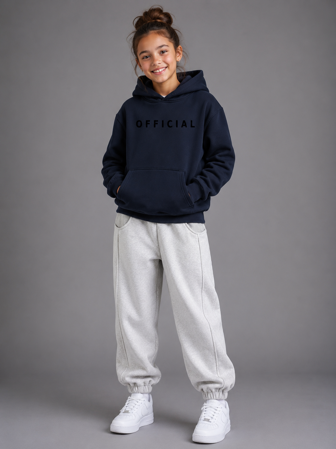 OFFICIAL Teens Hoodie Navy Blue