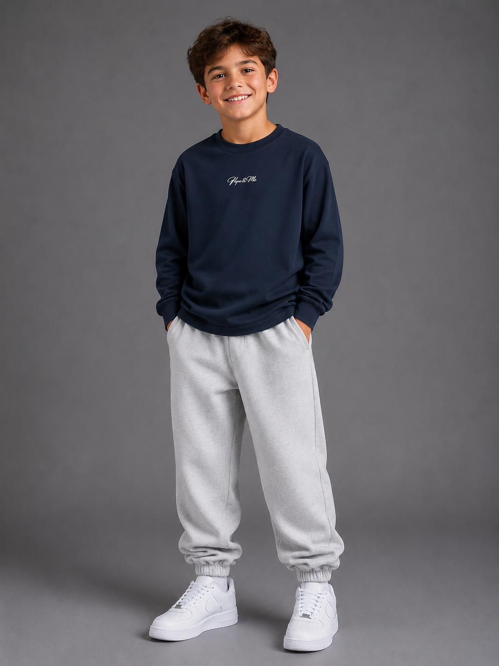 Papa & Me Kids' Quick-Dry Cotton Long-Sleeve Tee