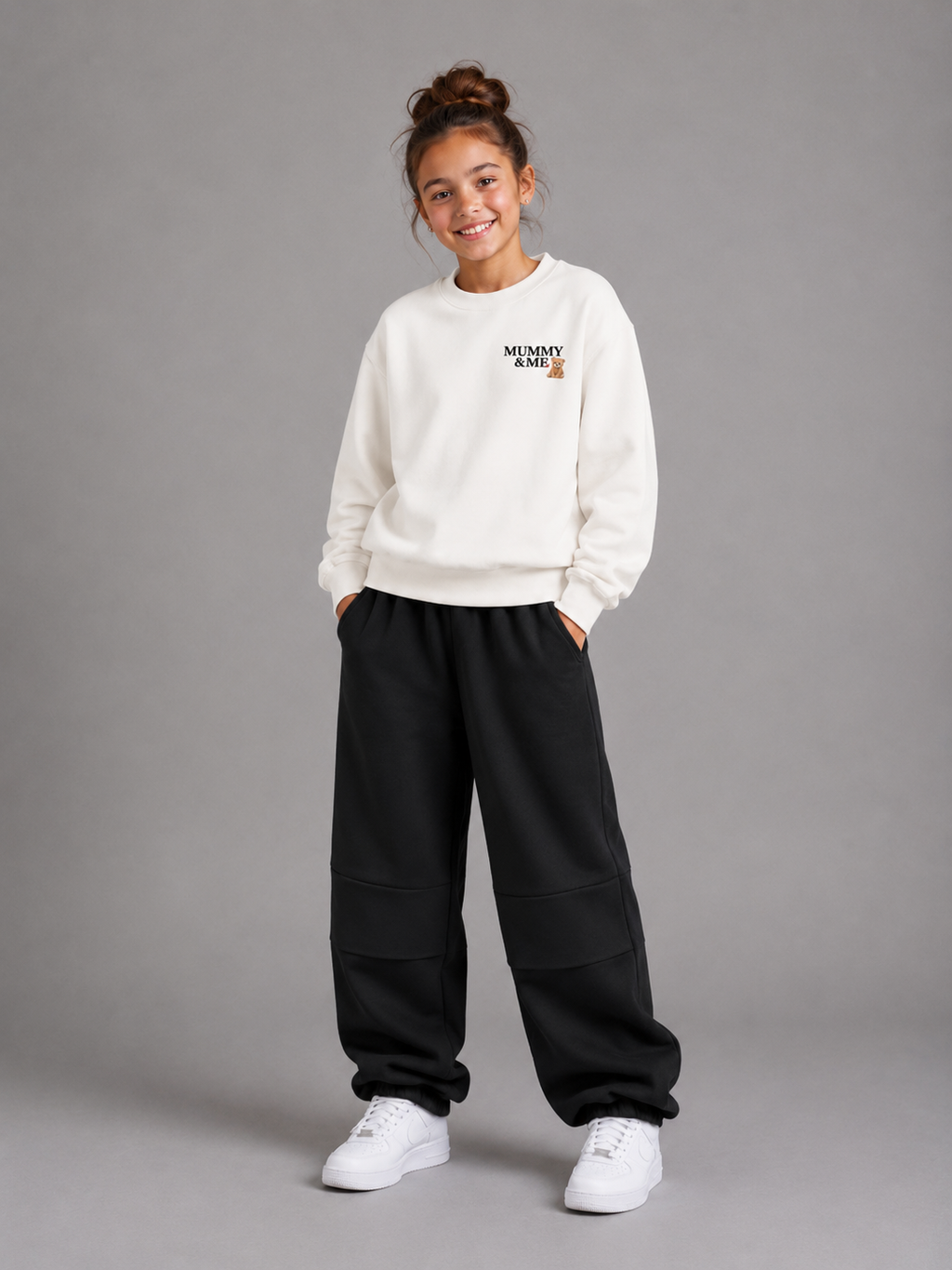 Mummy & Me Bear Kids Crewneck Sweatshirt