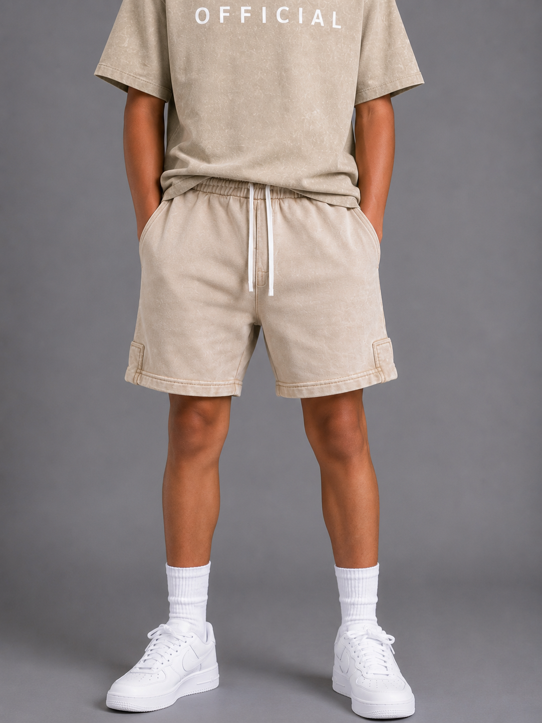 Snow Washed Kids Shorts