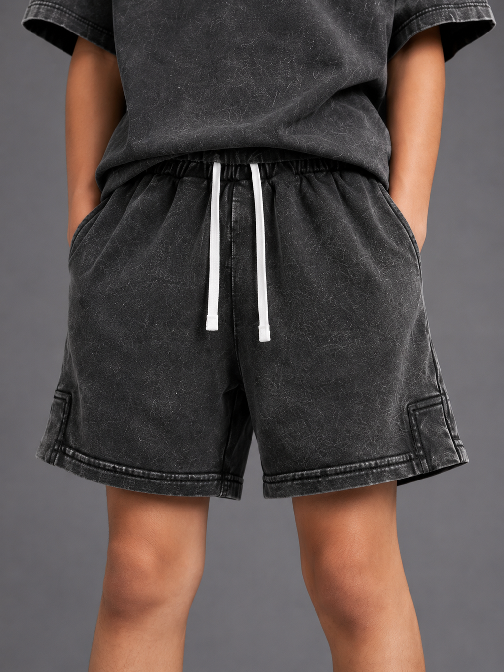 Snow Washed Kids Shorts