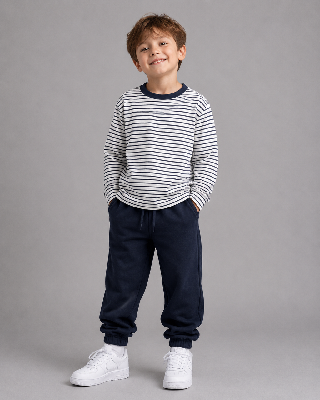 Kid's Striped Long Sleeve Tee