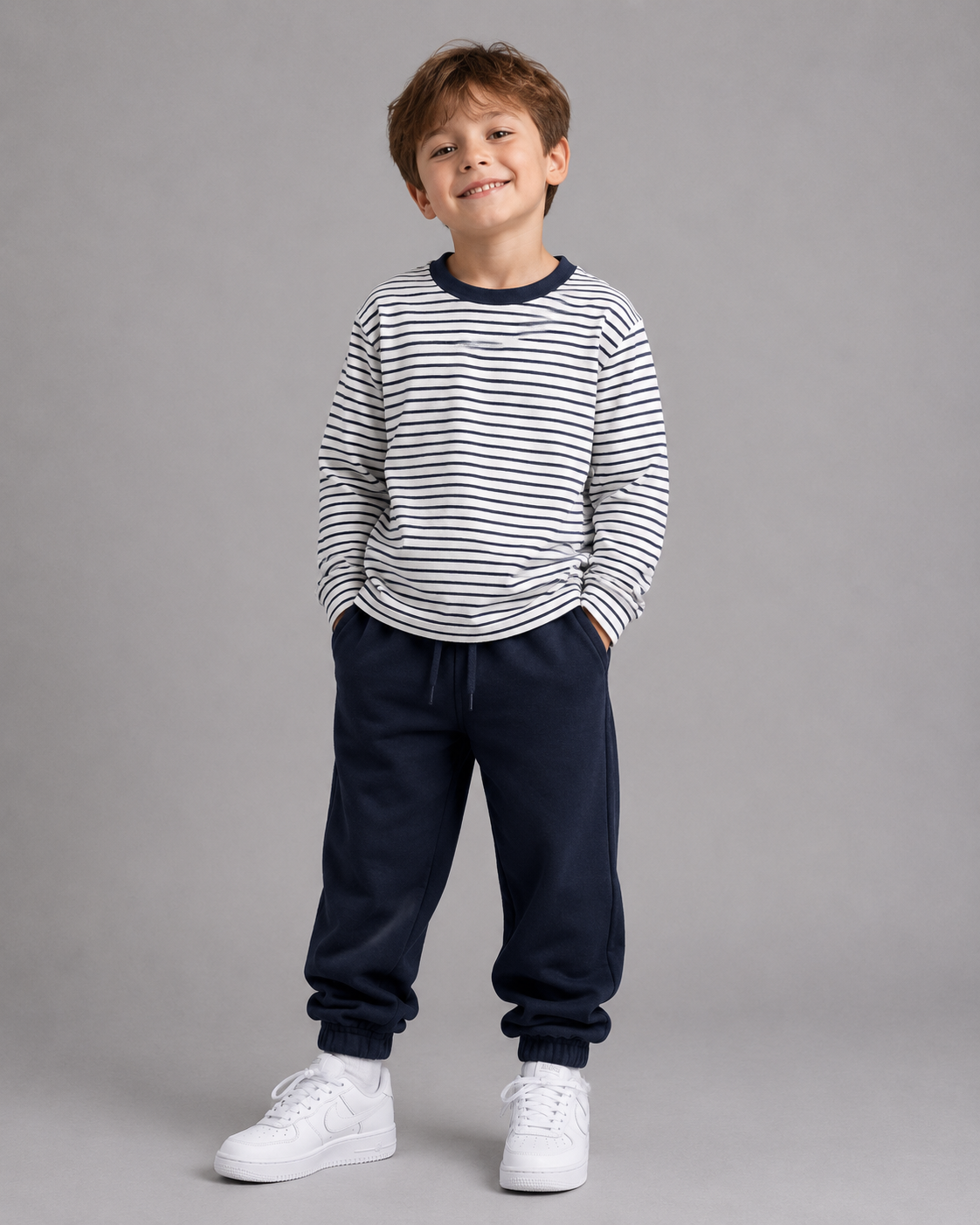 Kid's Striped Long Sleeve Tee