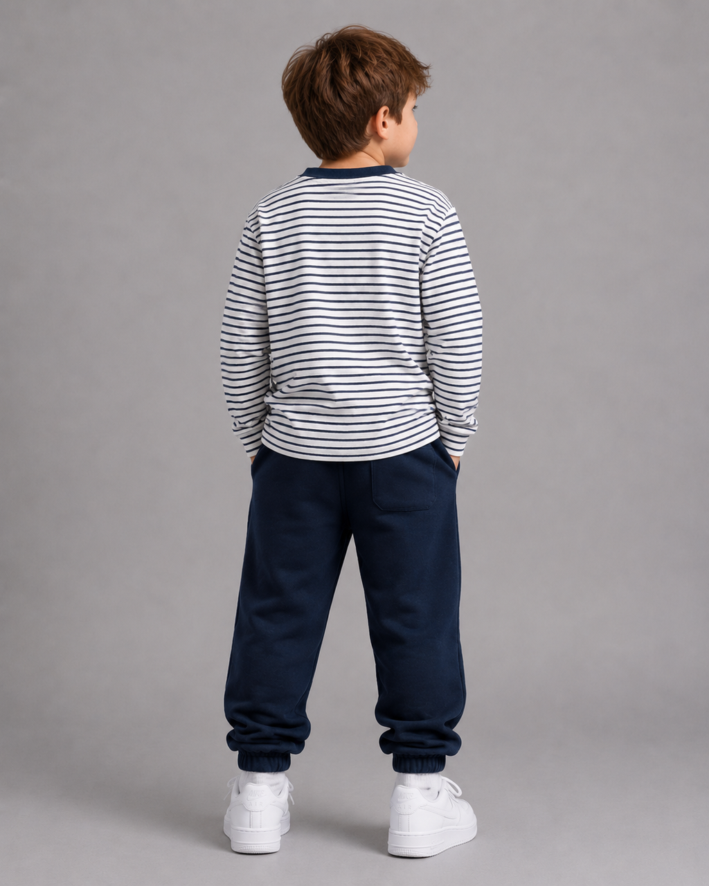 Kid's Striped Long Sleeve Tee