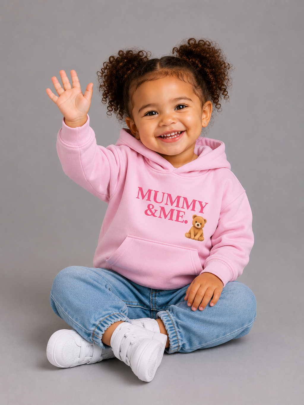 Mummy & Me Toddler Hoodie - Teddy Bear Hoodie
