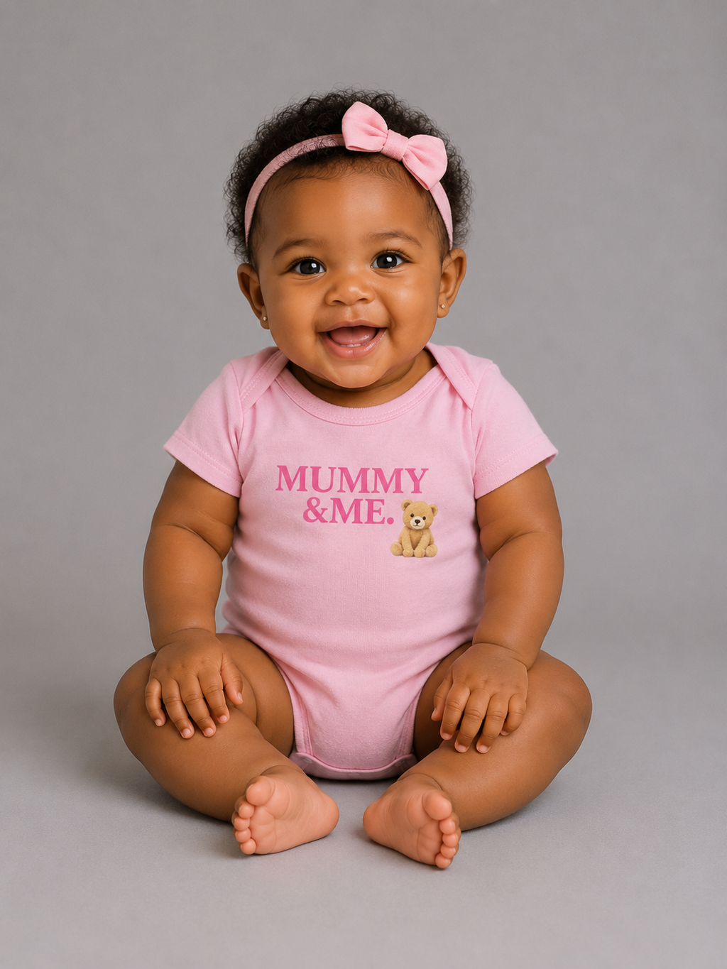 Mummy & Me Infant Bodysuit – Teddy Bear Baby Onesie