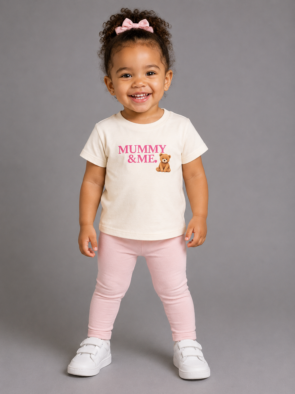 Mummy & Me Baby Tee - Teddy Bear Jersey Shirt