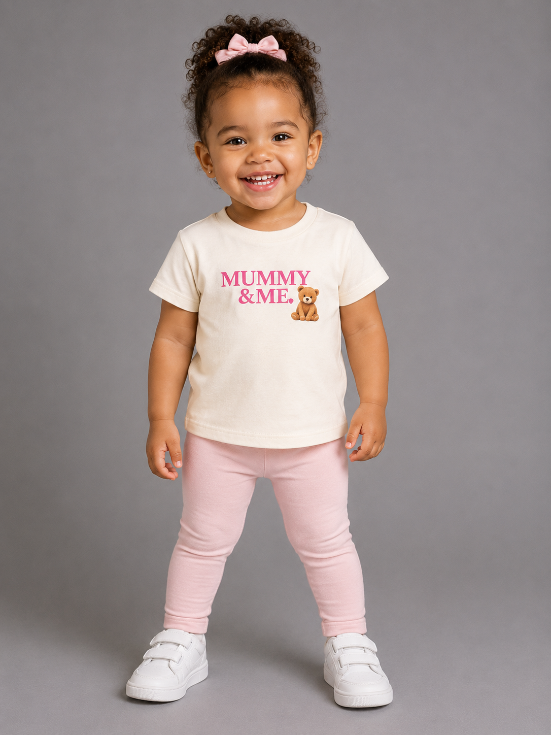 Mummy & Me Baby Tee - Teddy Bear Jersey Shirt