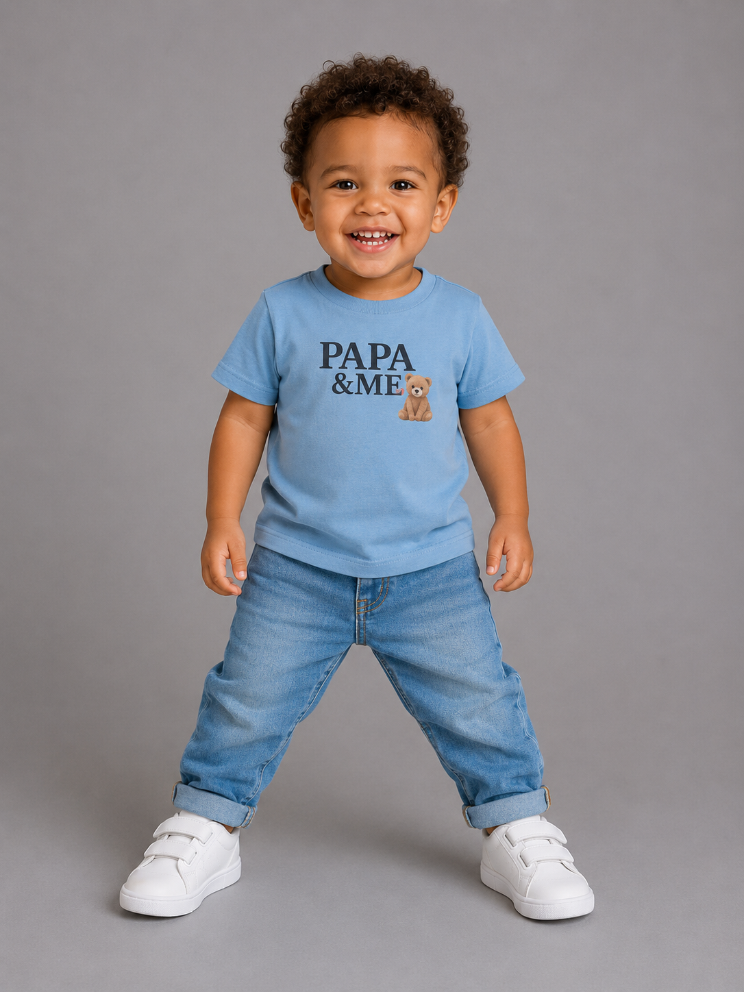 Papa & Me Tee - Teddy Bear Infant Jersey Shirt