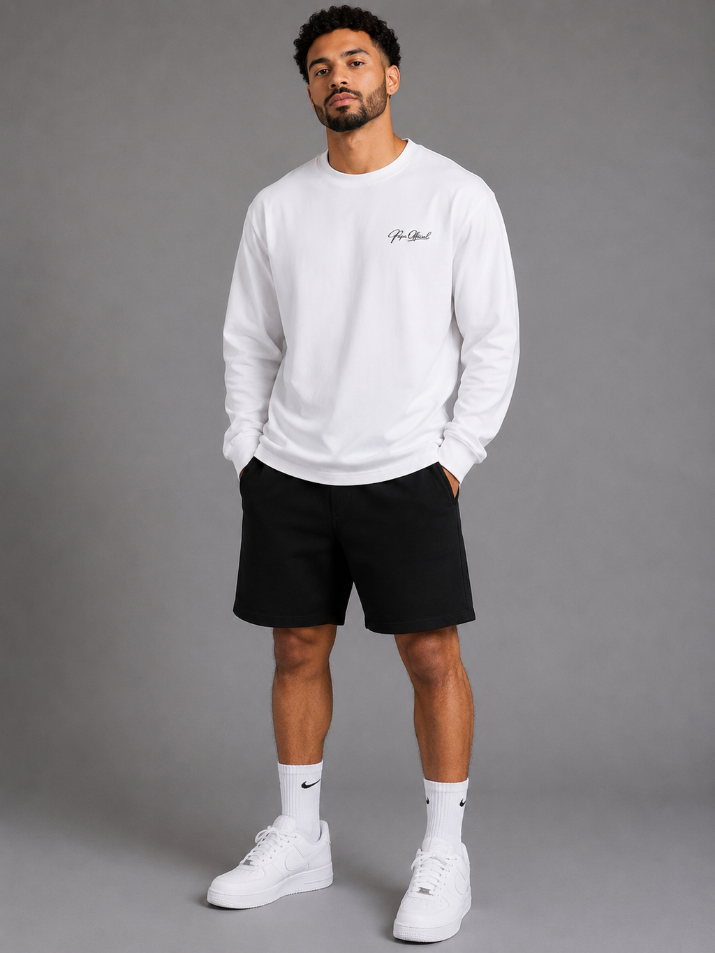 Signature Crewneck Long-Sleeve Tee