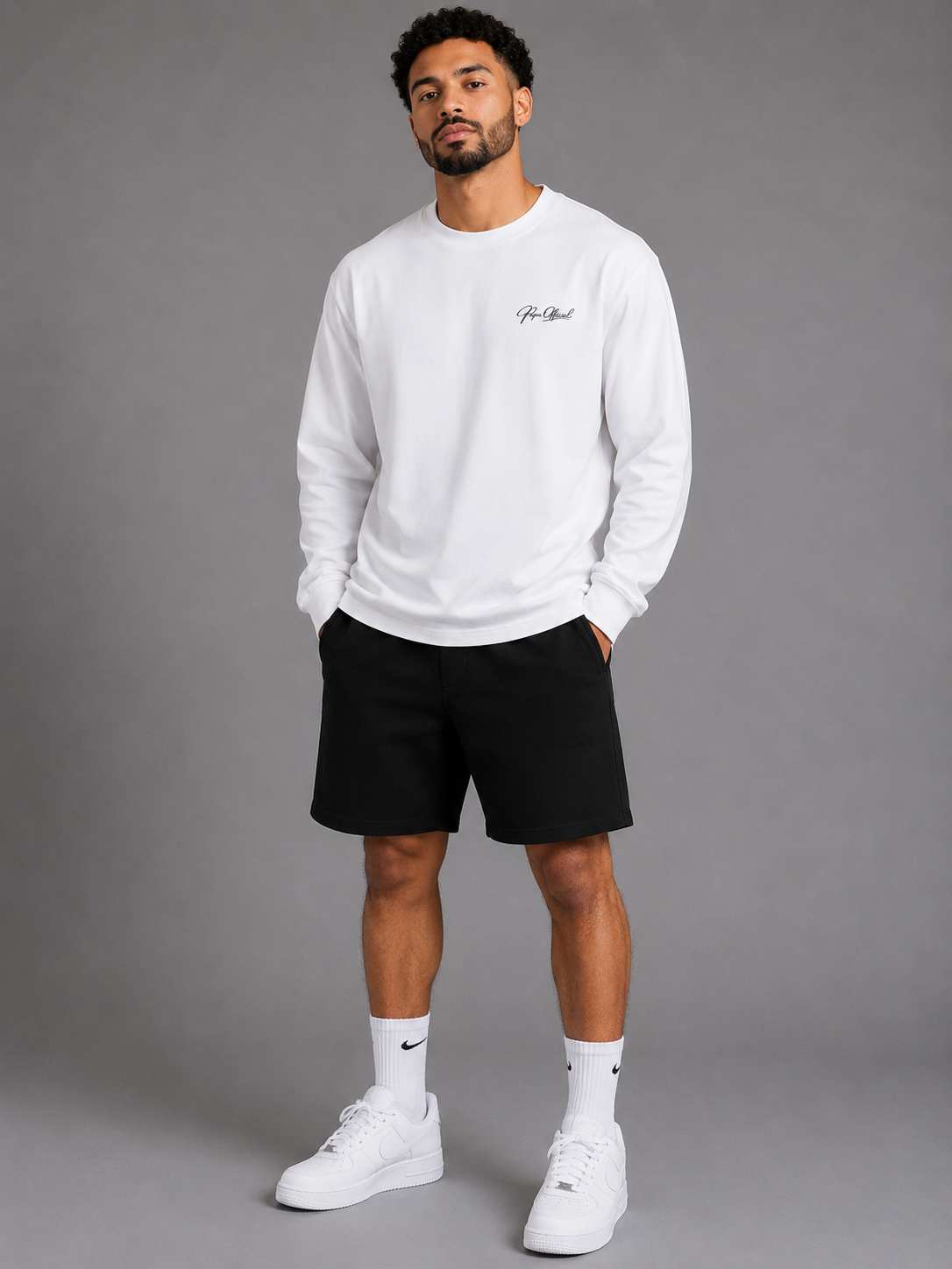 Signature Crewneck Long-Sleeve Tee
