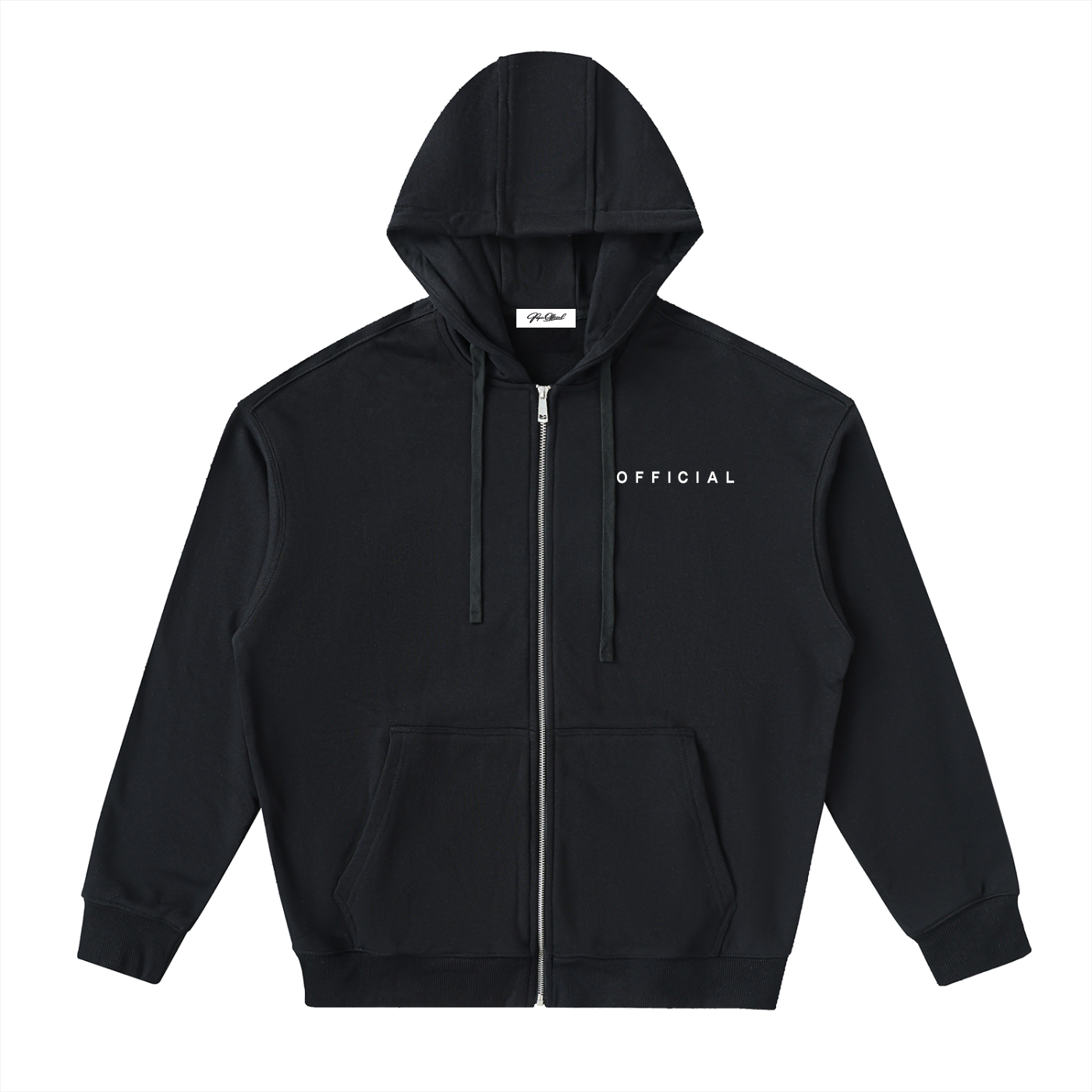 OFFICIAL Drop-Shoulder Zip Up Hoodie