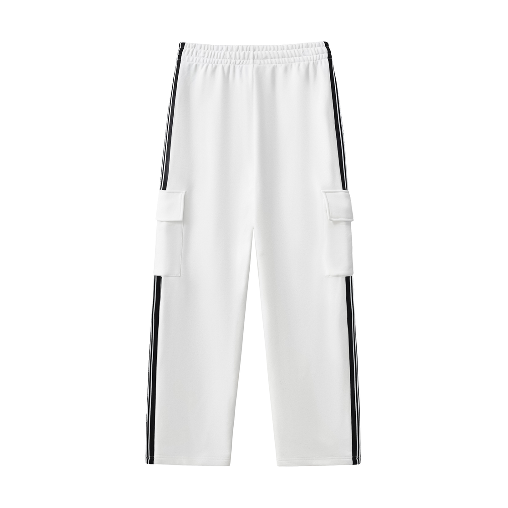 Side Stripe Straight-Leg Cargos