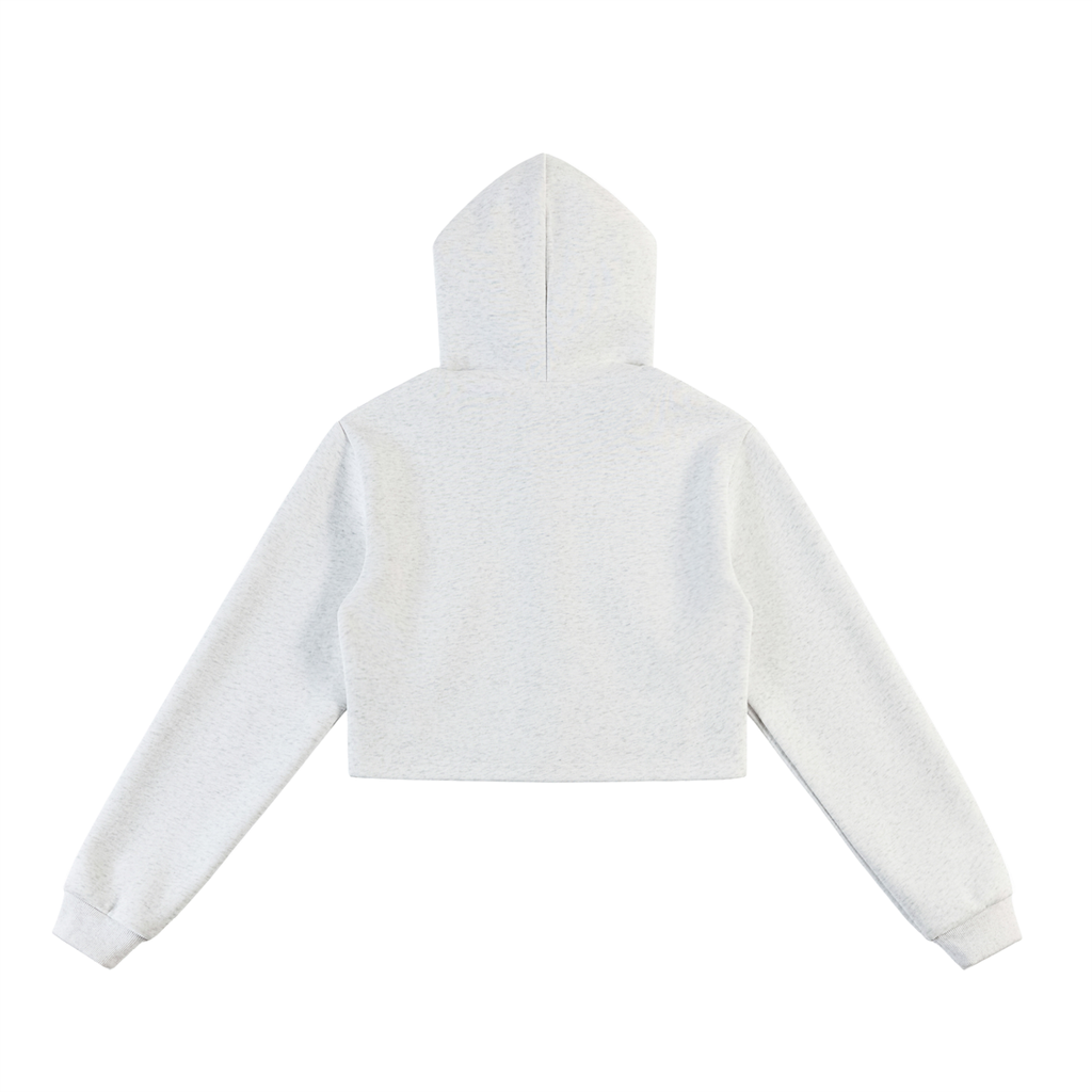 Women's Official Cropped Zip-Up Hoodie
