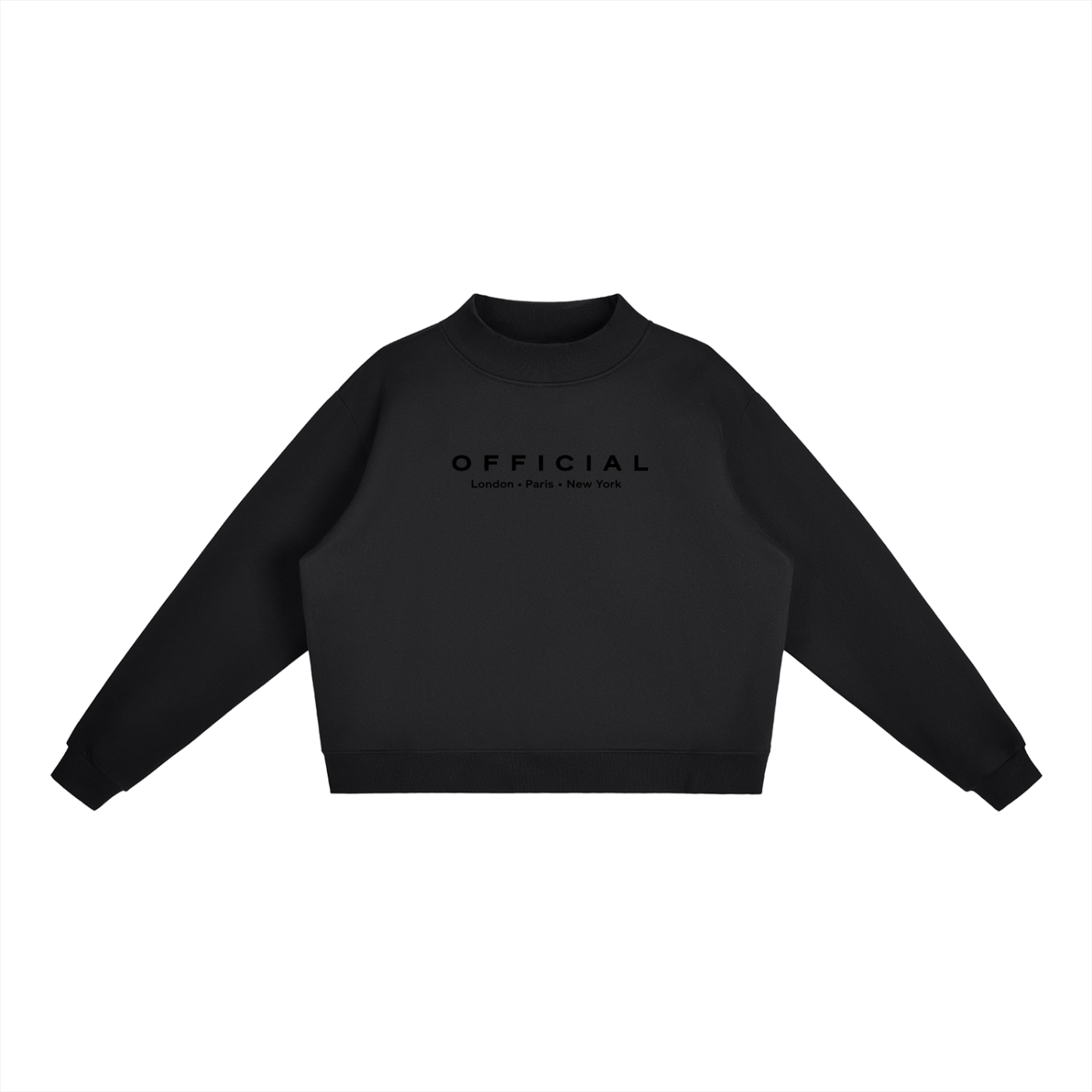 Women's Official Fleece Mock-Neck Crew Sweatshirt