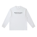 OFFICIAL Crewneck Long-Sleeve Tee Wht