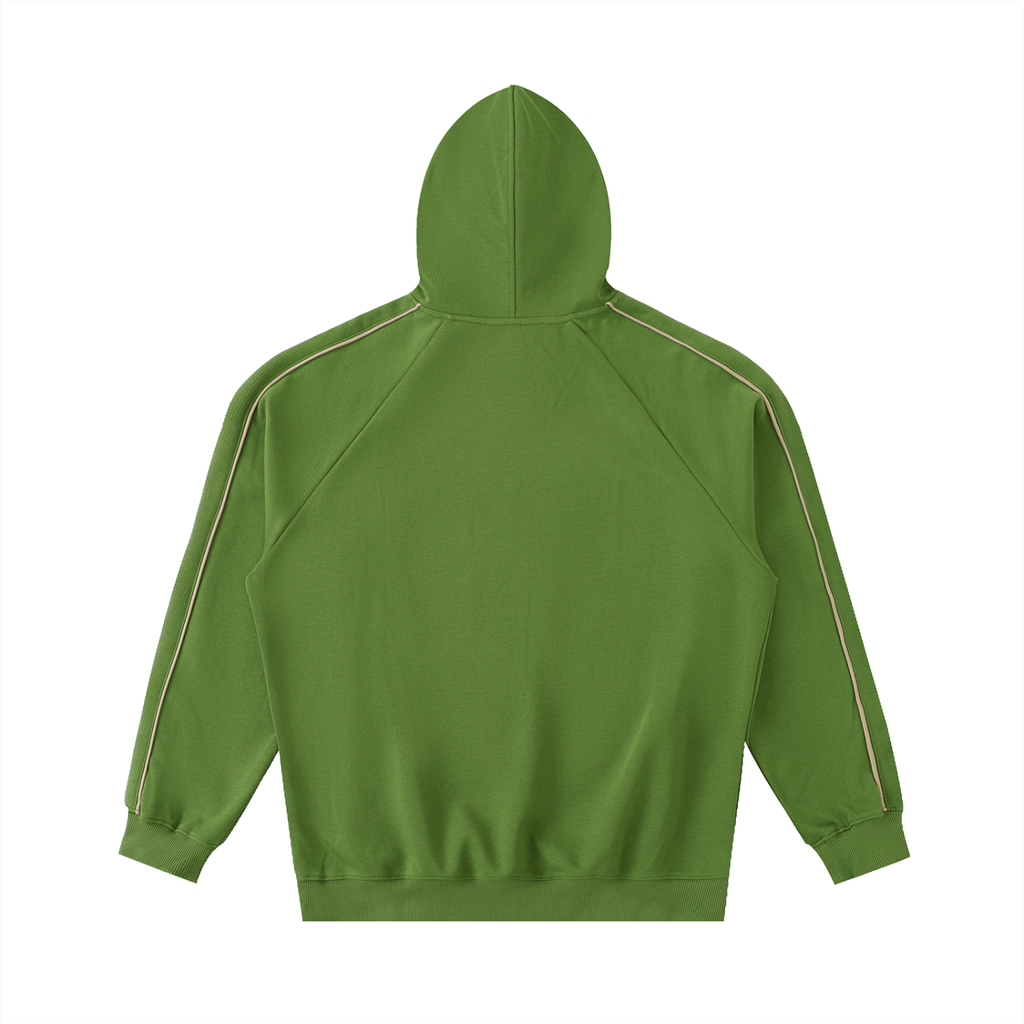 Signature Contrast Piping Raglan Hoodie
