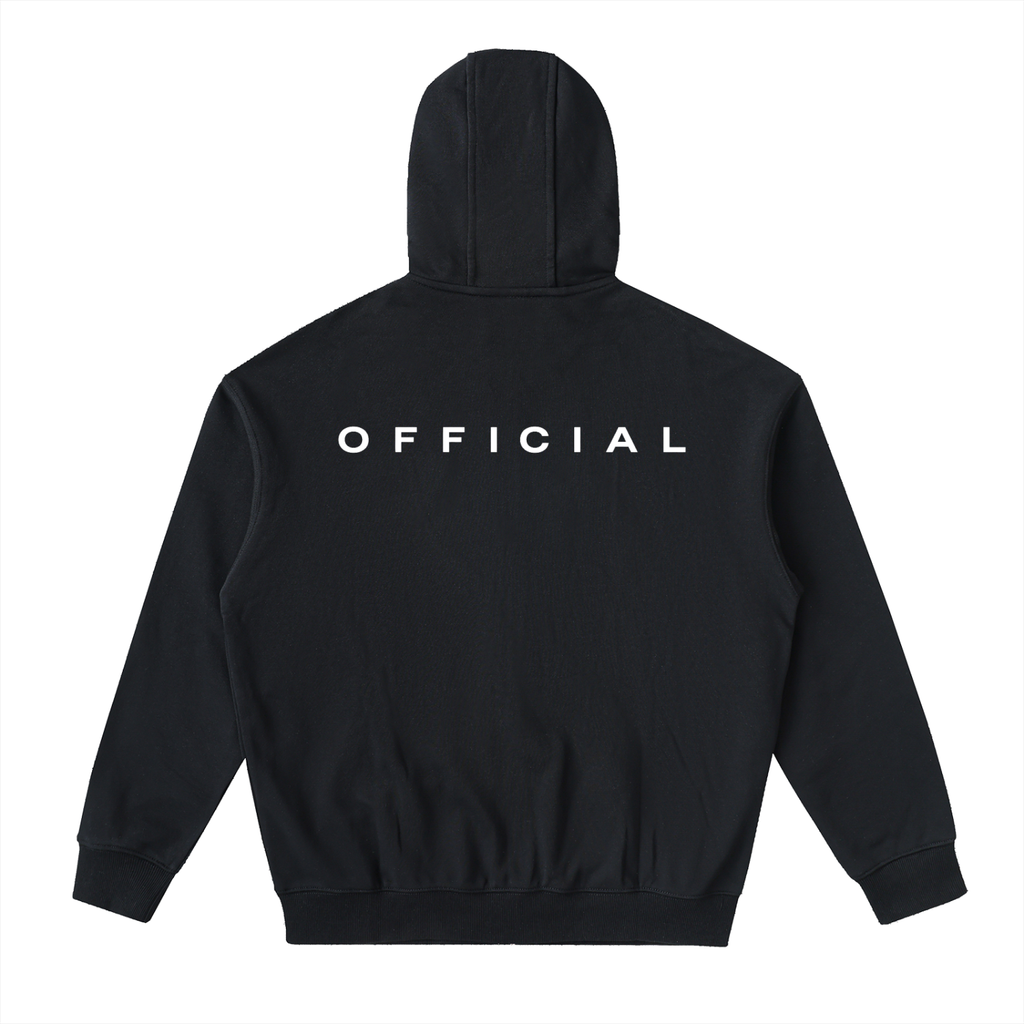 OFFICIAL Drop-Shoulder Zip Up Hoodie