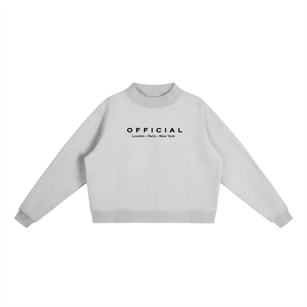 Women's Official Fleece Mock-Neck Crew Sweatshirt