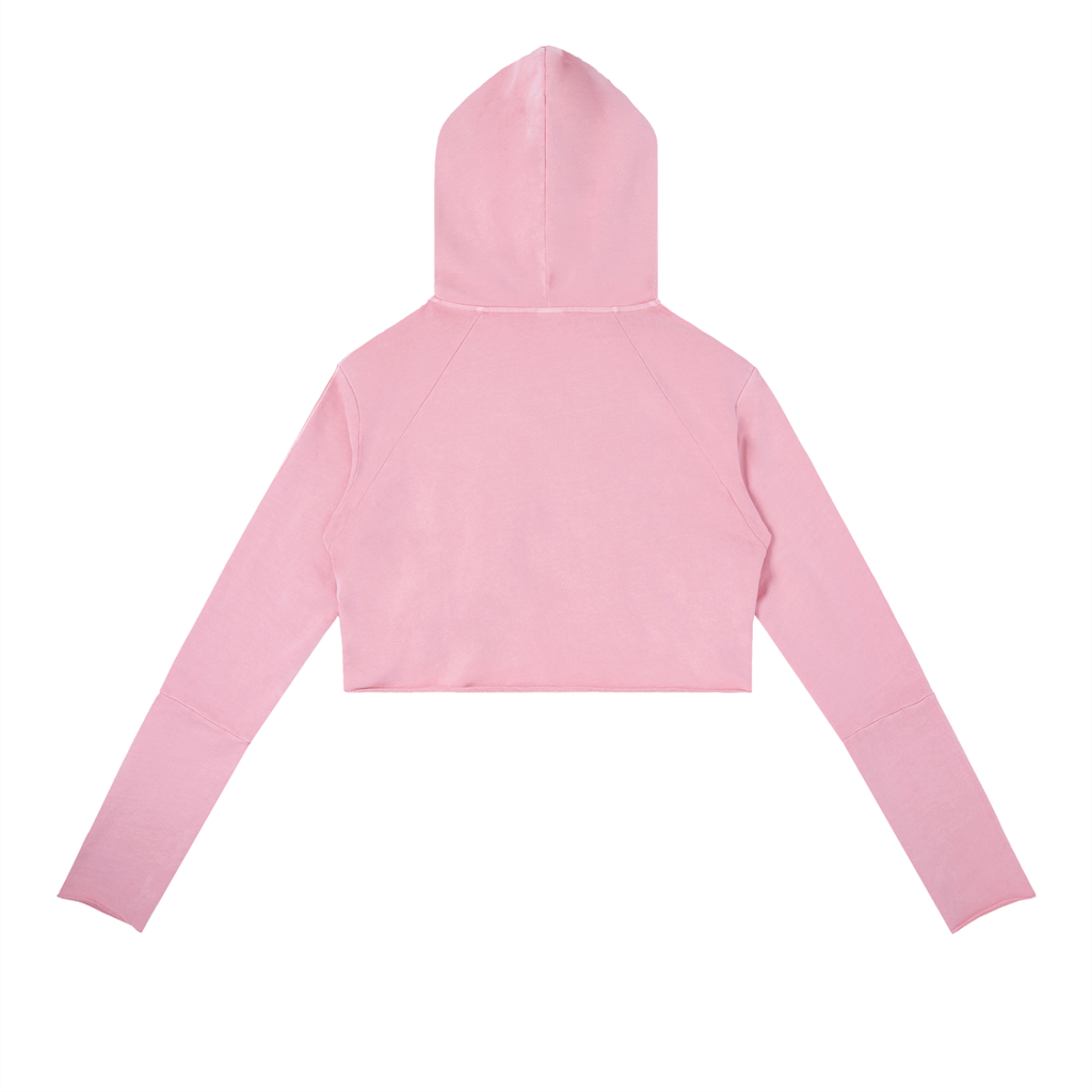 Women's Vintage Washed Raw Edge Hoodie
