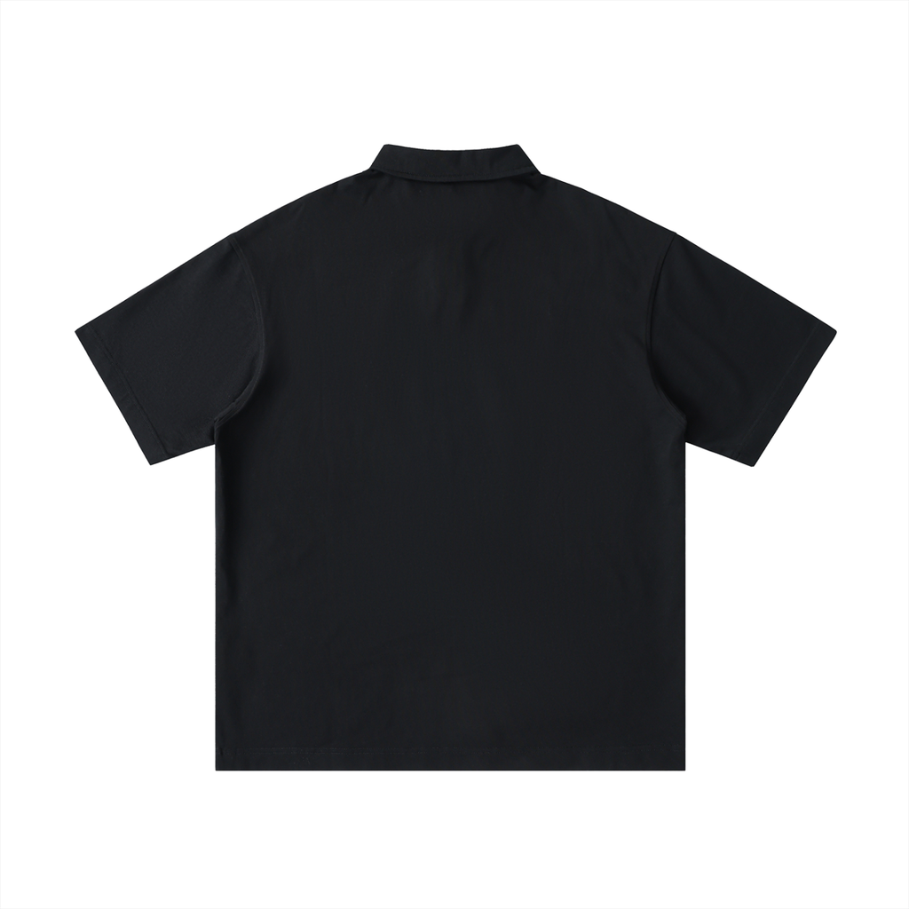 Signature Loose Cotton Short-Sleeve Polo Shirt