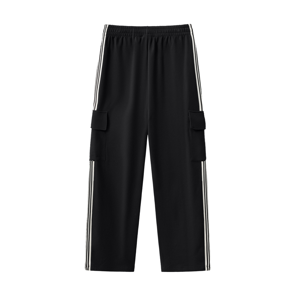 Side Stripe Straight-Leg Cargos