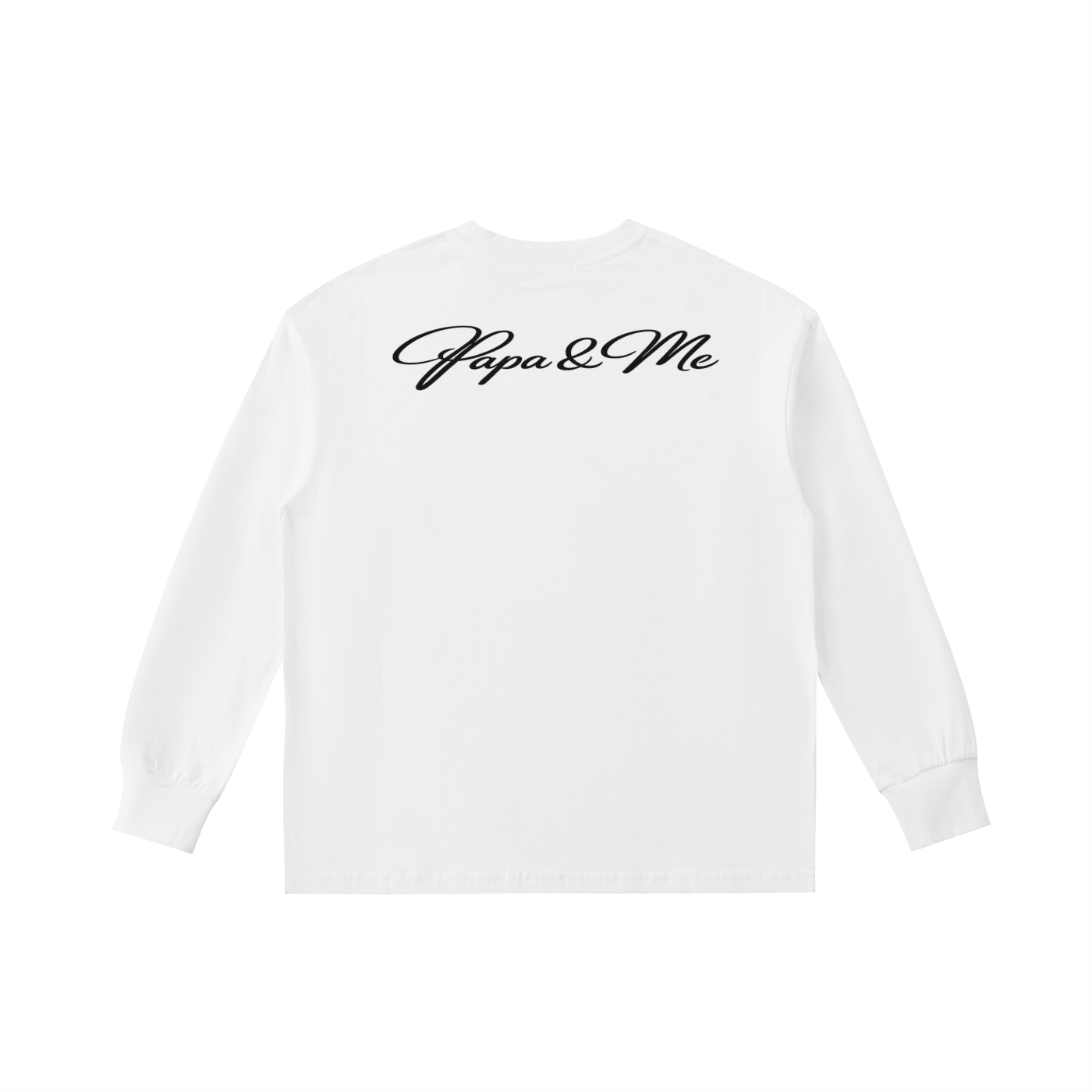 Papa & Me Kids' Quick-Dry Cotton Long-Sleeve Tee