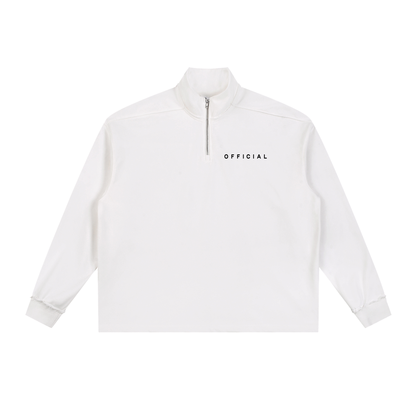 OFFICIAL Half-Zip Rolled Edge Fleece Sweatshirt